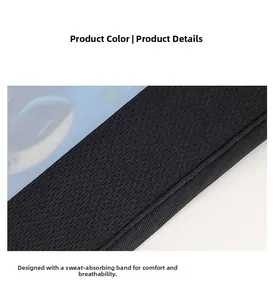 Close-up of breathable black fabric inner lining with moisture-wicking sweatband detail