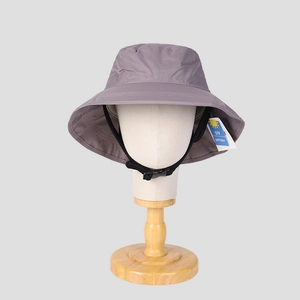 UPF 50+ quick-dry lavender bucket hat with wide brim and adjustable windproof strap
