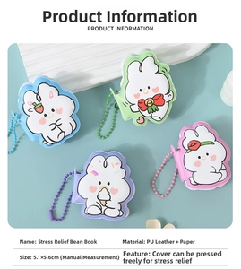 Mini squishy notebooks in pastel colors with soft PU covers for stress relief