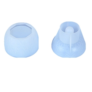 Light blue snowflake storage box silicone resin mold for DIY jewelry crafts