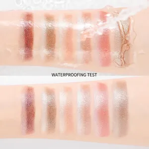 Ombretti in stick metallici 6 colori impermeabili per un trucco occhi a lunga durata
