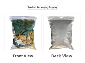 Balloon arch kit packaging showing green gold and white latex balloons in zipper bags