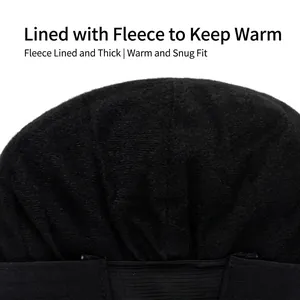 Men's winter newsboy cap with thickened fleece lining for warmth and comfort