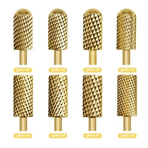 Professional Gold Alloy Nail Drill Bit For Gel Polish Removal And Manicure Polishing Tool
