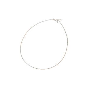 Minimalist silver round snake chain necklace with lobster clasp for women jewelry
