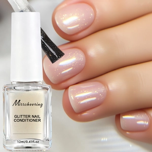 Glitter Nail Conditioner Oily Repair Treatment Strengthening Brightening Long Lasting Manicure Care