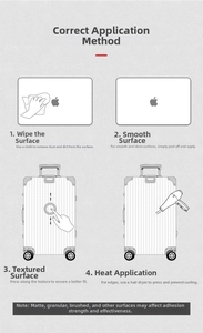Step-by-step application guide for waterproof cartoon reading stickers on laptops
