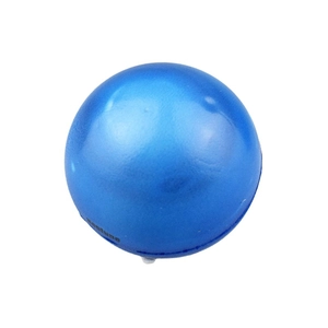Detailed view of metallic blue solar system planet ball with Bestune logo print