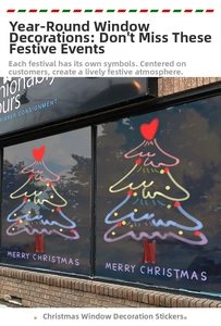 Vue détaillée d'autocollants de sapin de Noël colorés avec texte Merry Christmas