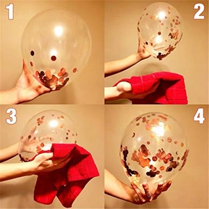 Guide étape par étape pour frotter le ballon à paillettes et créer de l'électricité