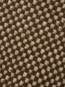 Macro shot of the checkerboard knit texture on this bomber jacket showing soft fibers