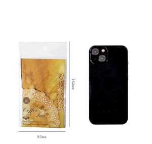 Lace Symphony hollow lace notepad material with size 163mm x 93mm for scrapbooking