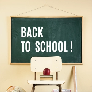 5-inch alphabet letter stickers featured in a creative Back to School classroom setting