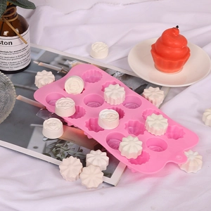 Flower Silicone Mold Multi Cavity Rose Daisy Shape Food Grade For DIY Baking Chocolate Candy Ice Cube Soap Crafting