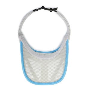 Breathable mesh visor cap for children with adjustable drawstring and quick-dry fabric
