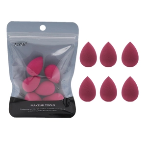 Set de mini esponjas de maquillaje en forma de gota con bolsa transparente profesional