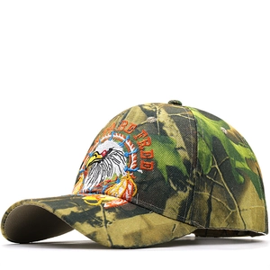 Baseball Cap Cotton Sun Protection Outdoor Eagle Embroidery Born To Be Free Streetwear For Men Women