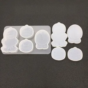 Mirror surface duck silicone molds for DIY crystal resin and handmade plaster crafts