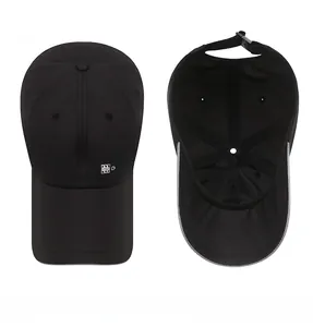 Detail view showing the breathable crown and inner lining of the quick-dry baseball cap