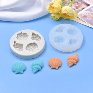 Sea Shell Conch Silicone Mold For Cake Chocolate Decoration Resin Craft DIY Ocean Theme