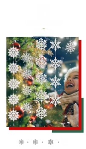 Hanging white snowflake garland decor for Christmas tree and festive winter party settings