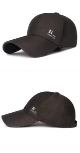 Detail view of the sport baseball cap featuring the UN DING YUE SPORT logo embroidery