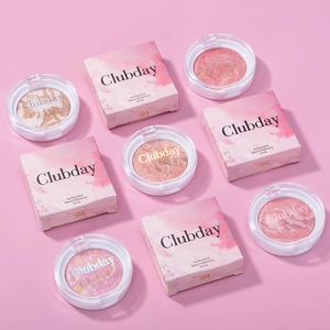 Mise à plat des palettes Marbling Blush montrant les teintes cuites 01, 02, 04 et 05