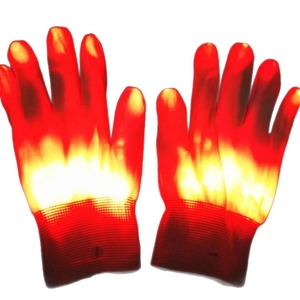 LED glowing gloves for parties and outdoor performances with colorful fingertip lights