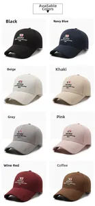 Detailed grid of distressed baseball caps with NOW OR NEVER embroidery in eight colors