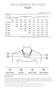 Detailed necklace length guide and size chart for women with measurement methods