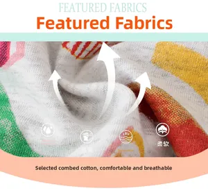 Gros plan sur un tissu en coton peigné avec texture douce et détails respirants
