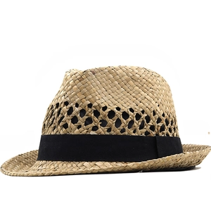 Cappello Fedora In Paglia Naturale Traforato Traspirante Protezione Solare Spiaggia Panama Jazz Per Uomini Donne Estate Viaggio