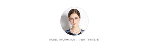 Model details and sizing info for the sleeveless jacquard floral slim-fit dress