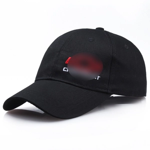 Cotton Baseball Cap Classic Embroidered Black Adjustable Sunshade Hat For Men Women Casual Outdoor Sports Sun Hat