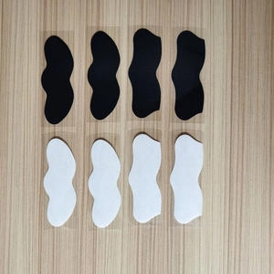 Detailed set of 8 pieces of bamboo charcoal nose strips in black and white colors