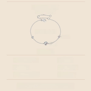 Detailed specs of the 925 sterling silver starry moissanite bracelet 200mm length