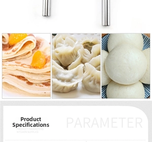 Macro detail of stainless steel rolling pin for dumpling and pizza dough preparation