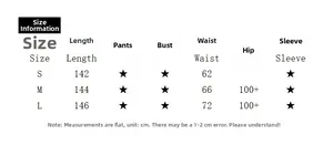 Detailed size chart table for backless V-neck dress including length and waist dimensions