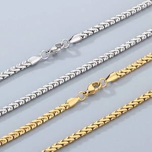 Collier Chaîne De Quille Minimaliste En Acier Inoxydable Plaqué Or Bijoux À Maillons D'os De Dragon