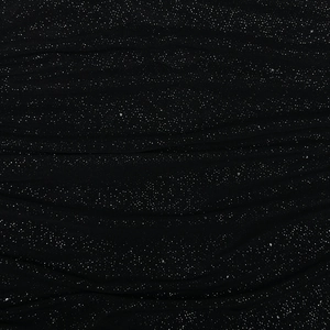 Close-up macro view of soft black fabric texture with subtle white dots and natural folds