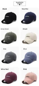Macro detail of eight vintage washed cotton baseball caps with embroidered COYENRAT logo