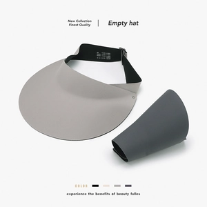 Cappello Visiera Parasole Donna Protezione UV Tesa Larga Pieghevole Raso Di Ghiaccio Nylon Spandex Leggero Esterno Viaggio