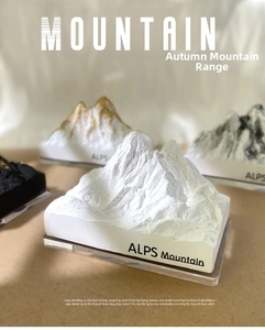 Détail macro du diffuseur de pierre ALPS sur base acrylique pour décoration d'intérieur