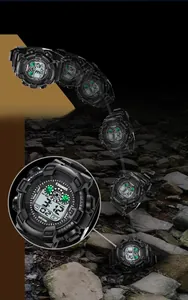 Shatterproof test of a rugged outdoor sports watch hitting the ground and remaining intact