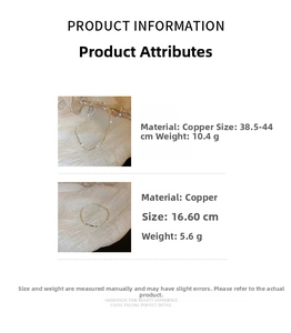 Detailed specs of the gold-plated irregular silver fragment geometric chain necklace