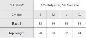 Size chart for women's floral slip nightdress showing S to XL measurements in centimeters