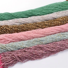 Detailed view of colorful 4mm natural stone beads strands for jewelry making