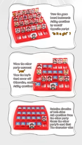 Detailed game rules and setup instructions for the Guess Who character board game
