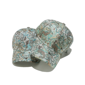 Baseball Cap Polyester Jacquard Brocade Chinese Ethnic Style Dragon Auspicious Clouds Pattern Outdoor Sunshade Hat Unisex