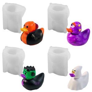 Halloween eend siliconen mal set voor DIY vampiier spook en monster decoraties